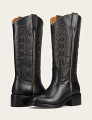 Women's Black Campus Deco Stitch Boot Black
