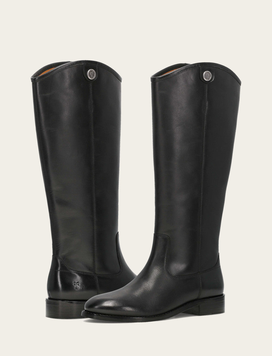 Women’s Black Wide Calf Melissa Button 2 Tall Boots | Frye Black