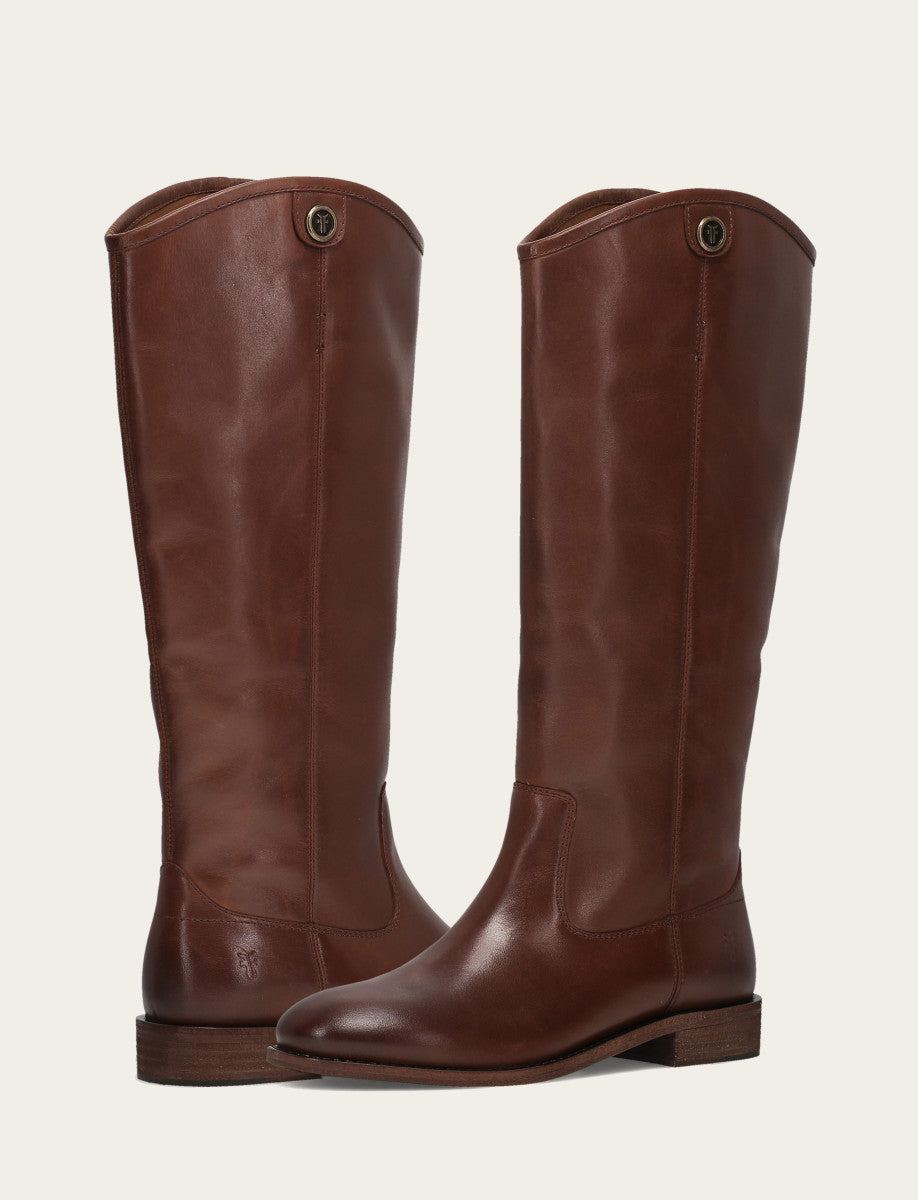 Women’s Cognac Wide Calf Melissa Button 2 Tall Boots | Frye Cognac