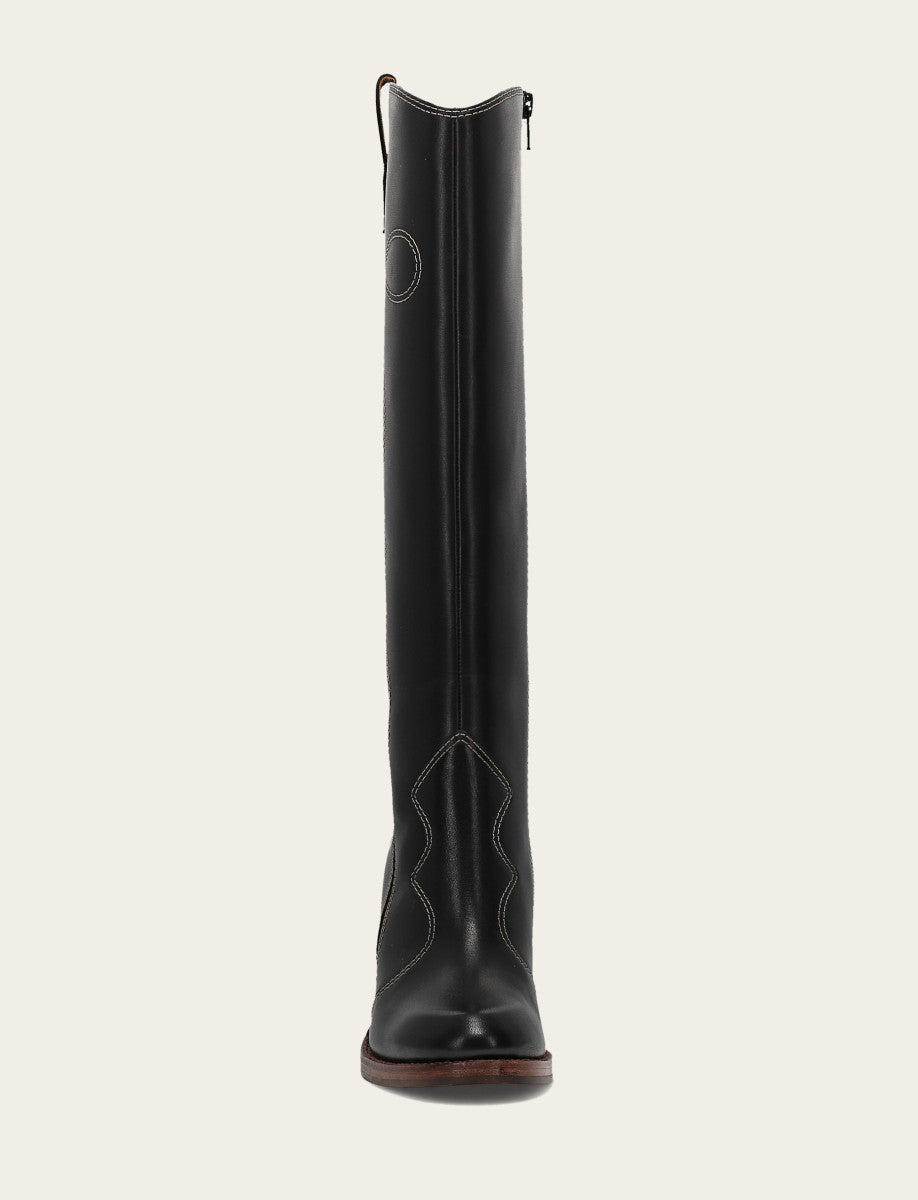 Women's Black Corinne Tall Deco Stitch Boot Black