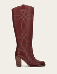 Women's Cranberry Corinne Tall Deco Stitch Boot Cranberry