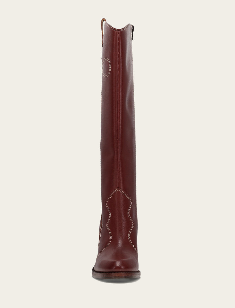 Women's Cranberry Corinne Tall Deco Stitch Boot Cranberry