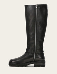 Women's Black Olivia Buckle Tall Boot Black