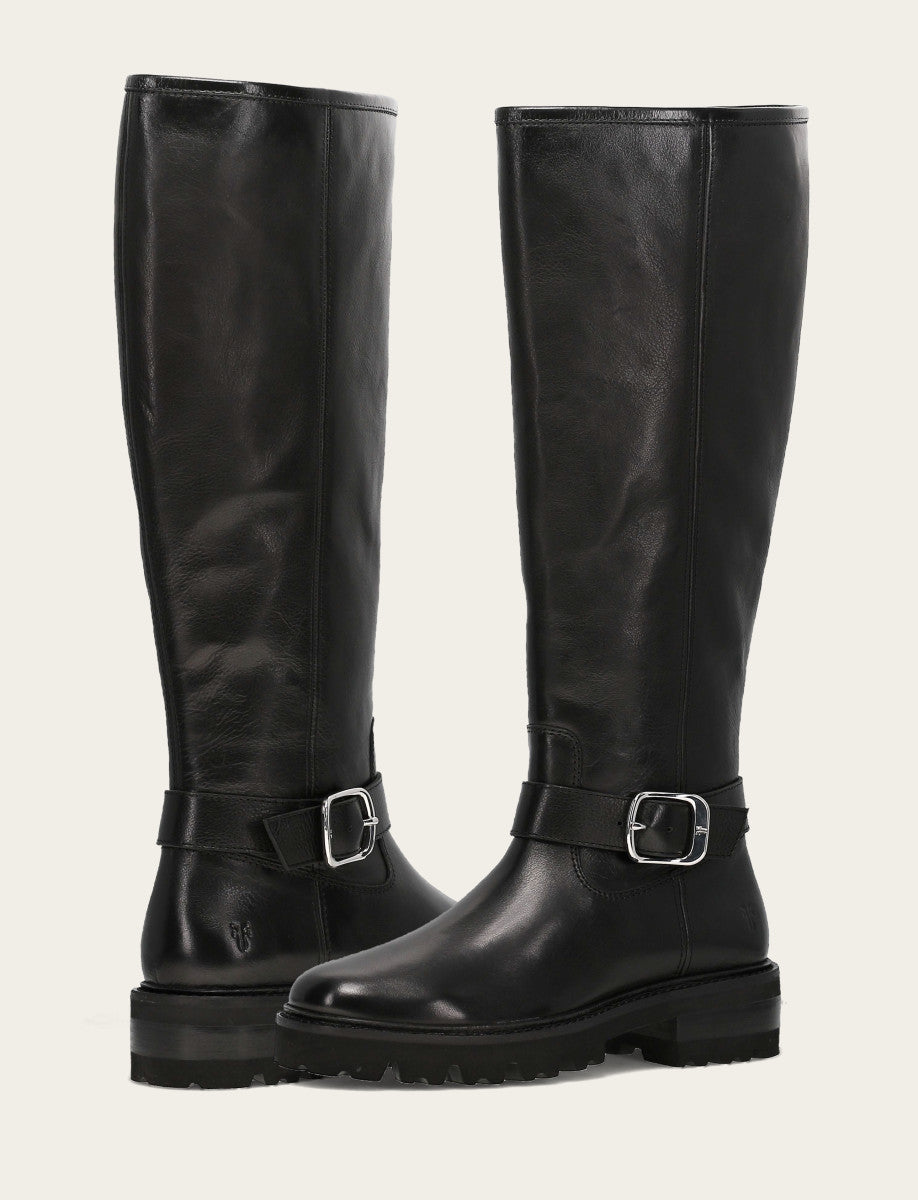 Women's Black Olivia Buckle Tall Boot Black