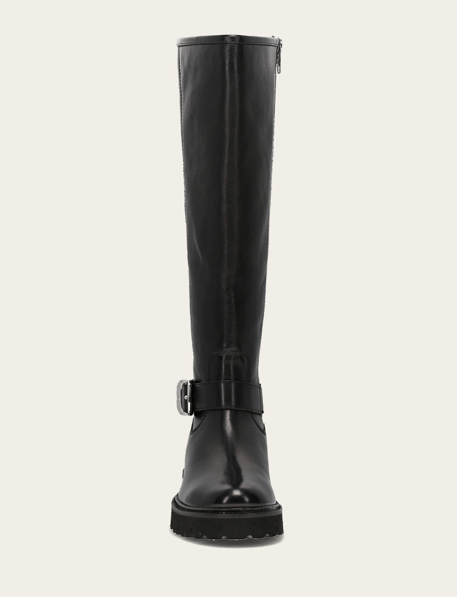 Women's Black Olivia Buckle Tall Boot Black