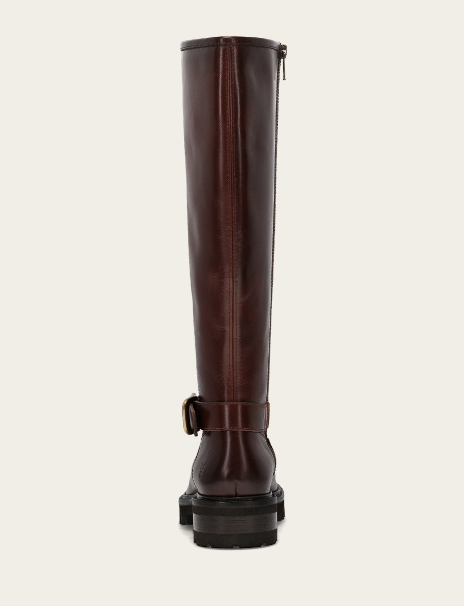 Women's Bourbon Olivia Buckle Tall Boot Bourbon