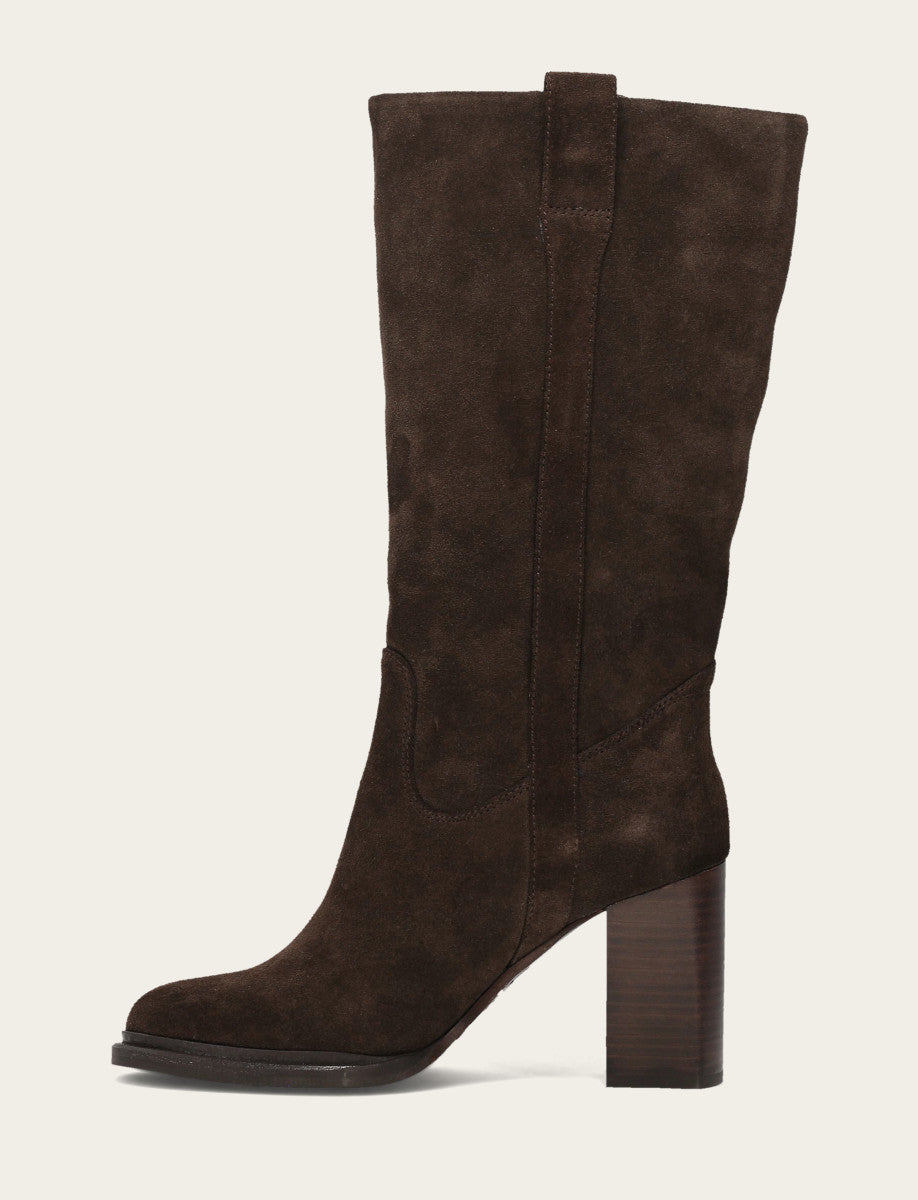 Women's Dark Brown Alex Slouchy Mid Boot Dark Brown