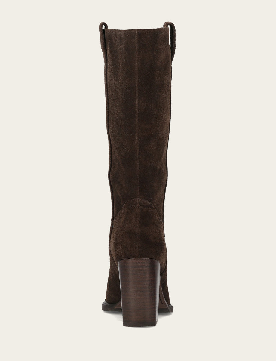 Women's Dark Brown Alex Slouchy Mid Boot Dark Brown