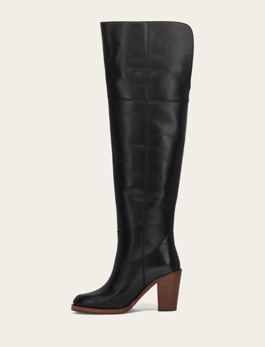Women's Black Corinne Over The Knee Boot Black