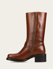 Women's Saddle Campus Buckle Boot Saddle