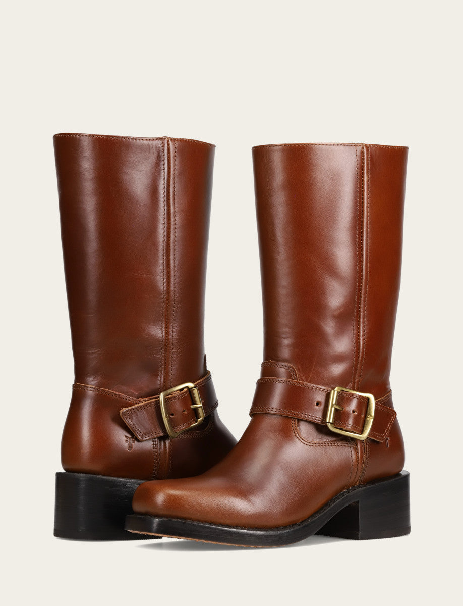 Women's Saddle Campus Buckle Boot Saddle