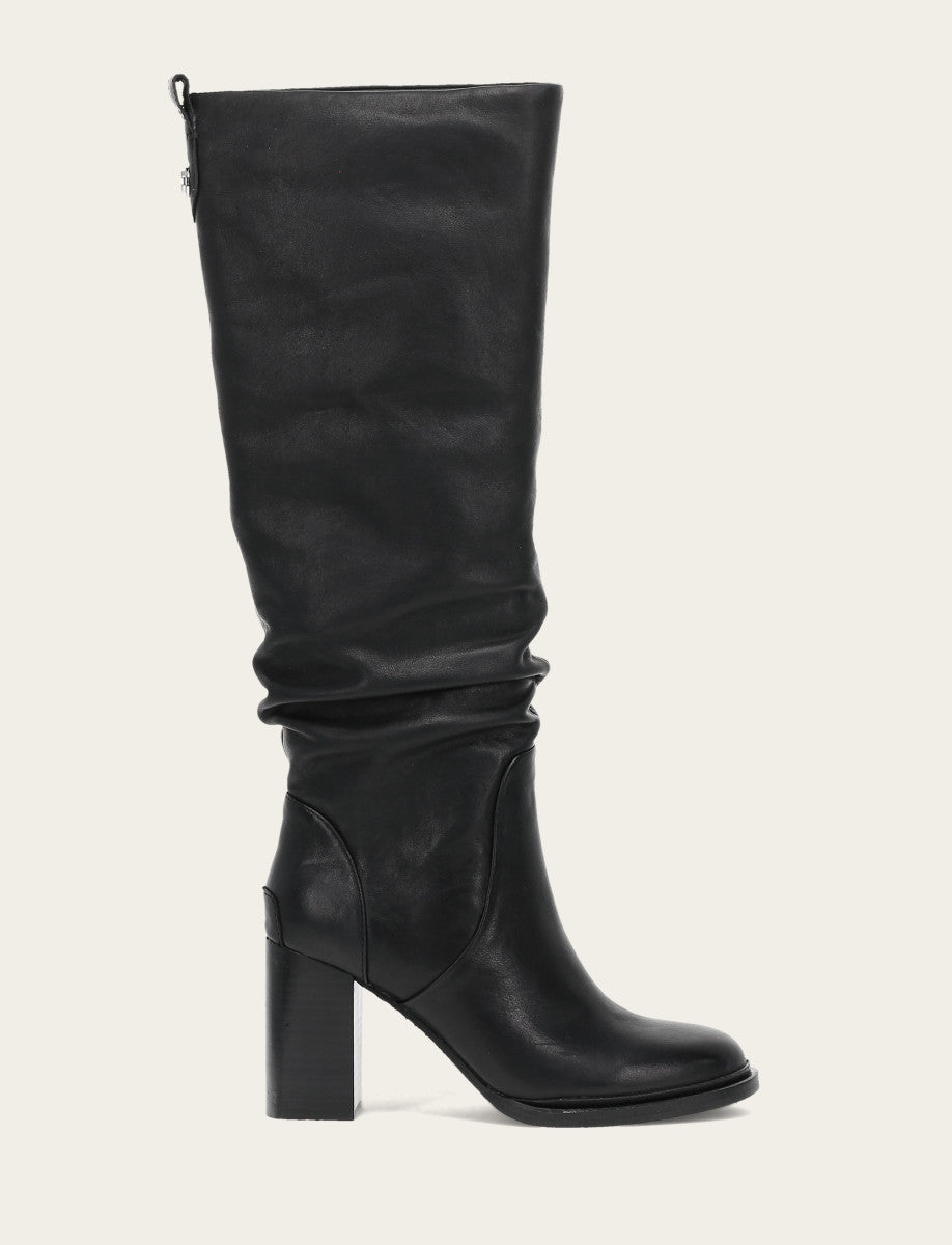 Black Alex Softy Tall Wide Calf Boot Black