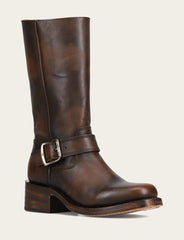 Women's Dark Brown Campus Buckle Boot Dark Brown