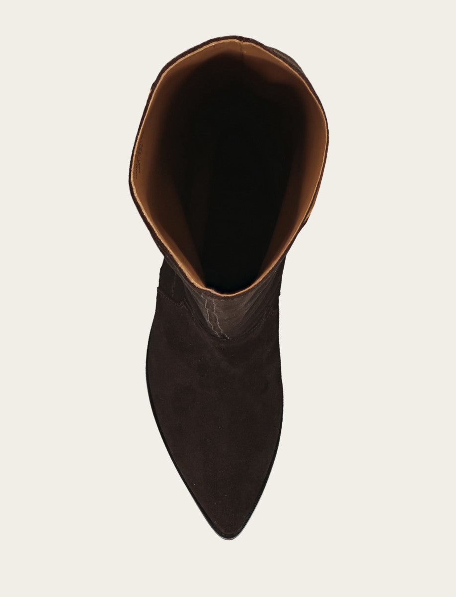 Women's Dark Brown Sara Slouchy Boot Dark Brown