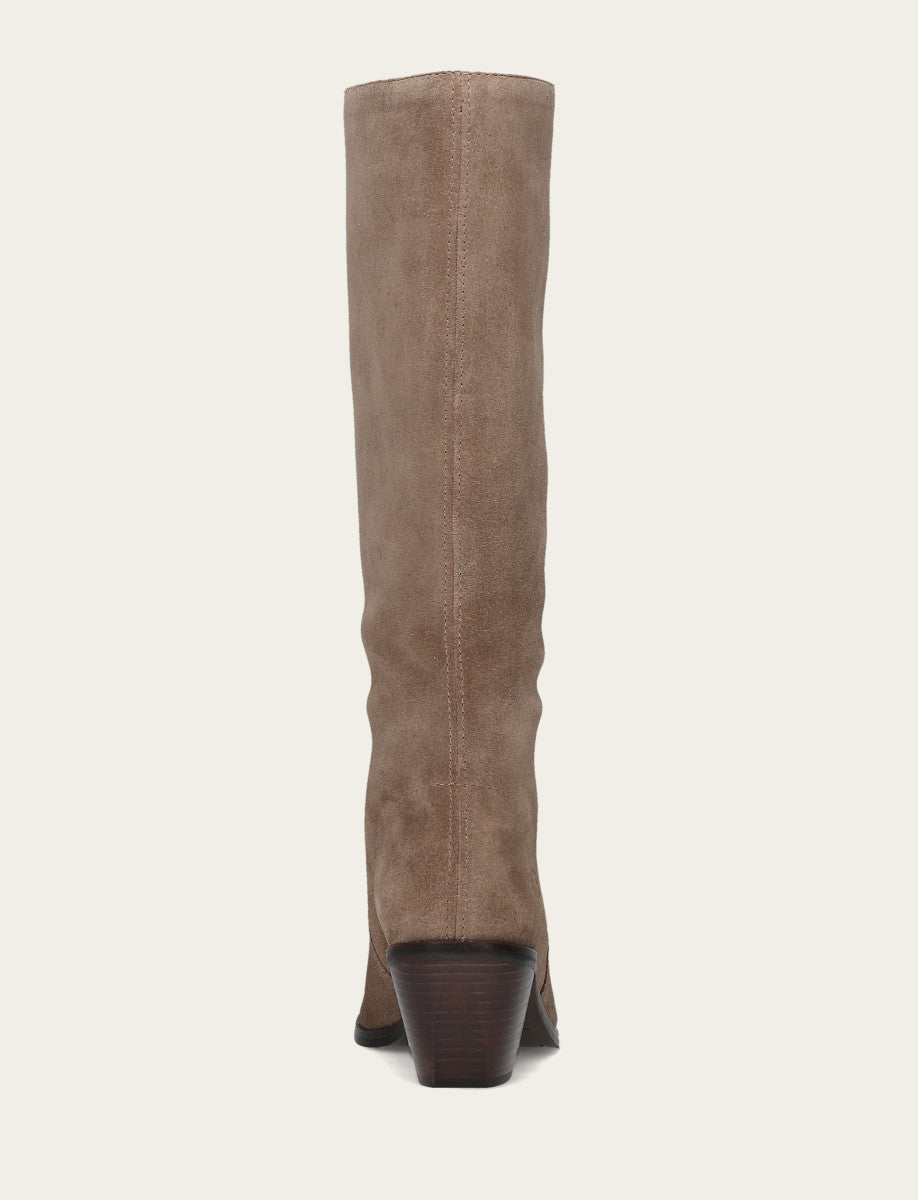 Women's Dark Taupe Sara Slouchy Boot Dark Taupe