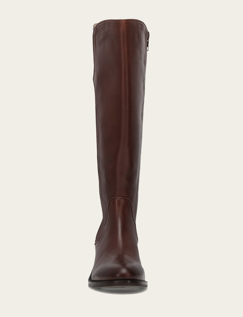 Women's Saddle Carson 2 Piping Tall Wide Calf Boot Saddle