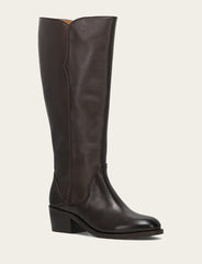 Women's Dark Brown Carson 2 Piping Tall Wide Calf Boot Dark Brown