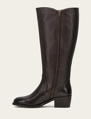 Women's Dark Brown Carson 2 Piping Tall Wide Calf Boot Dark Brown