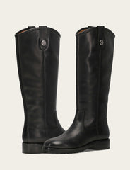 Women’s Black Wide Calf Melissa Lug Button Tall Boots | Frye Black