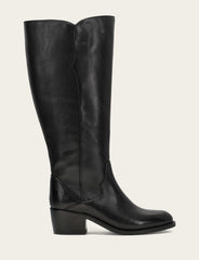Women's Black Carson 2 Piping Tall Wide Calf Boot Black