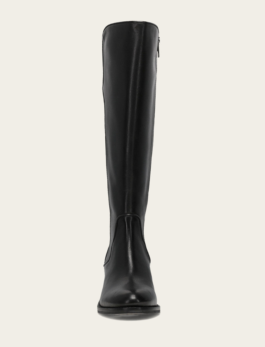Women's Black Carson 2 Piping Tall Wide Calf Boot Black