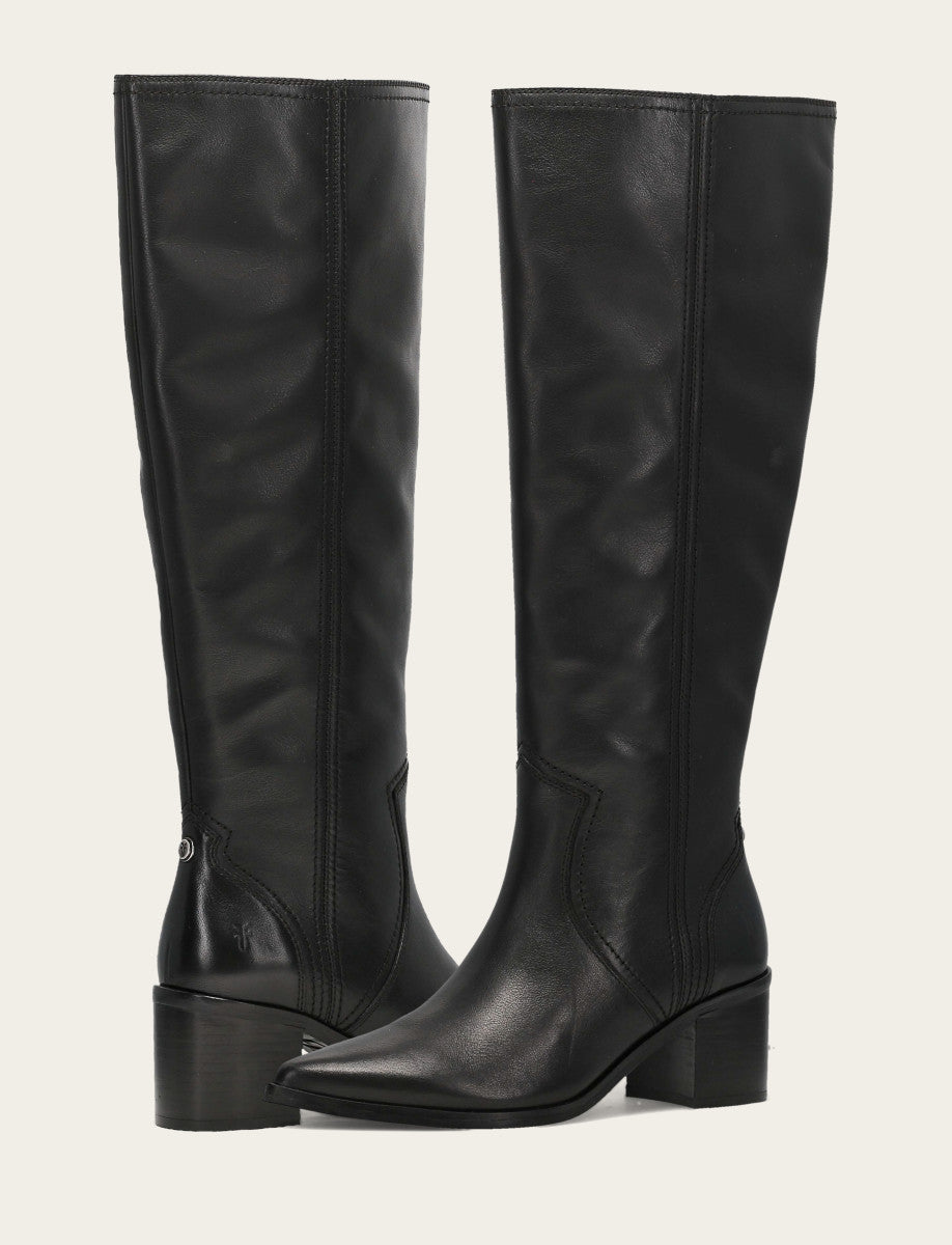 Women's Black Sadie Softy Tall Wide Calf Boot Black