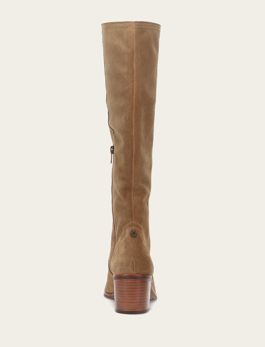 Women's Almond Sadie Softy Tall Wide Calf Boot Almond