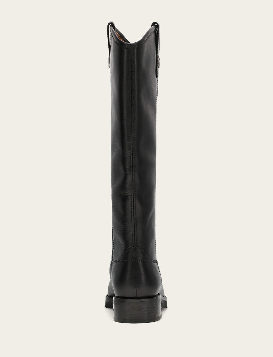 Women's Black Melissa Lug Button Tall Boot Black