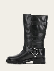 Women's Black Olivia Moto Mid Boot Black