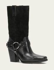 Women's Black Shiloh Harness Belted Boot Black