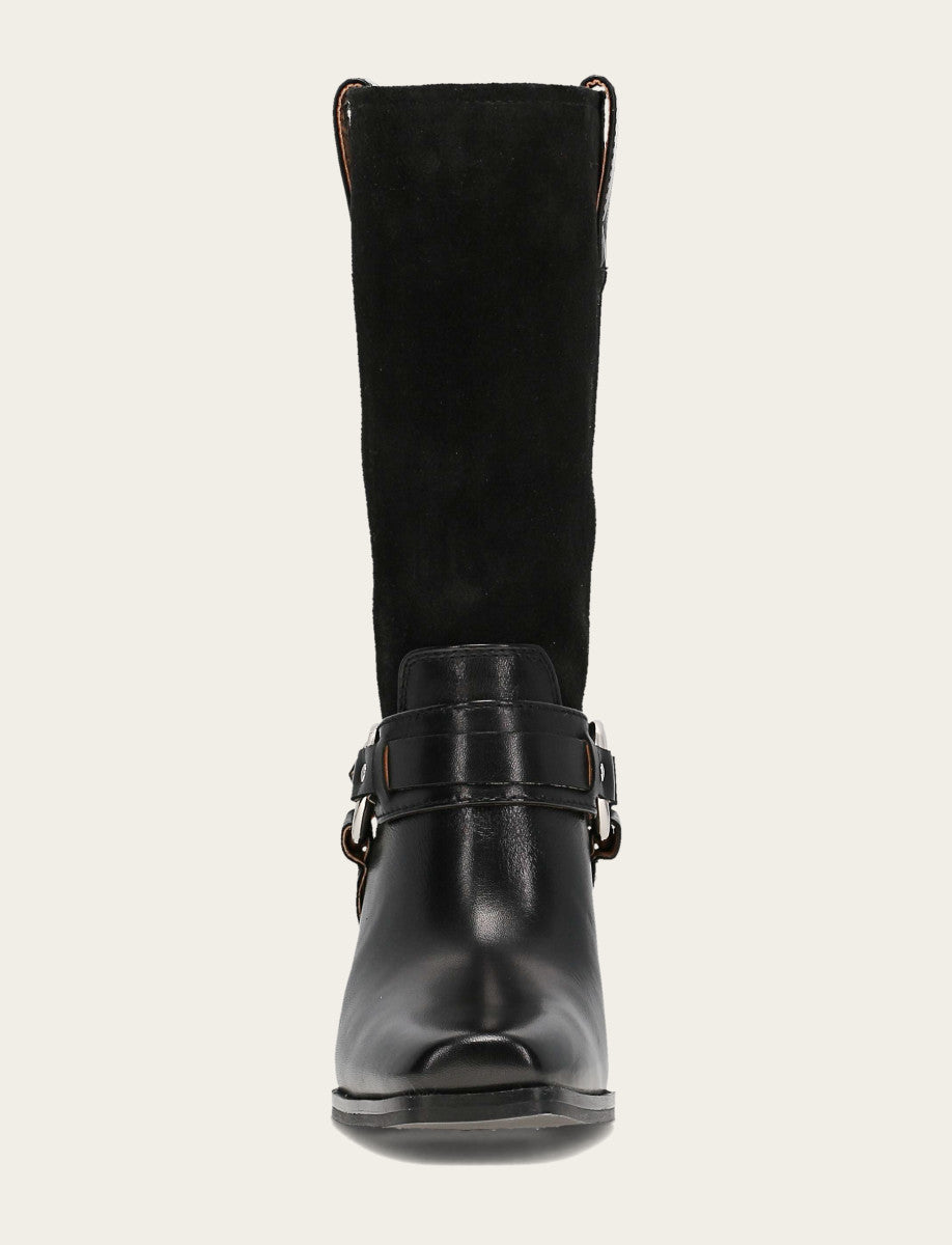 Women's Black Shiloh Harness Belted Boot Black
