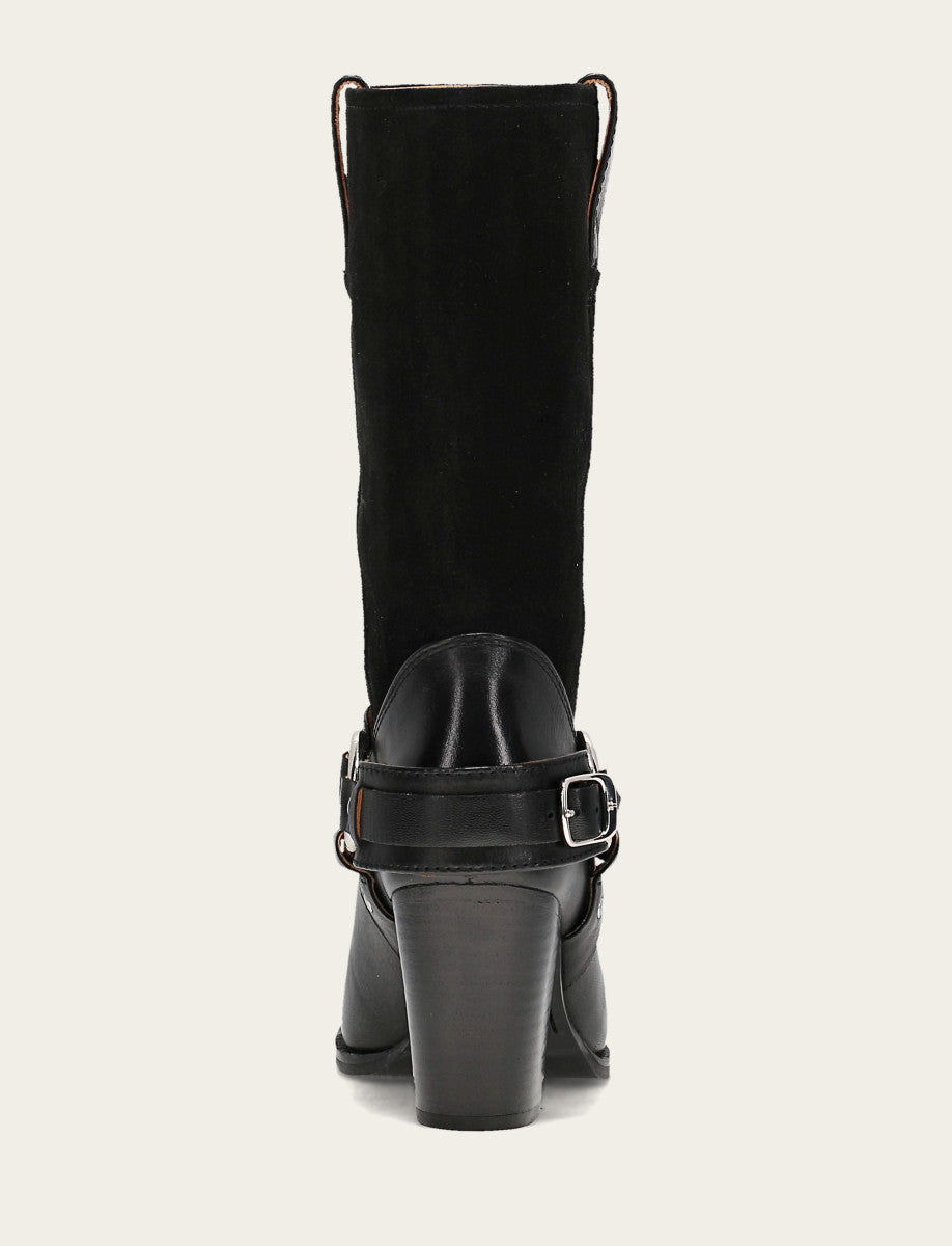 Women's Black Shiloh Harness Belted Boot Black