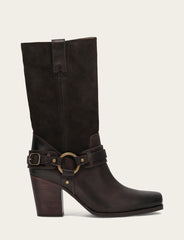 Women's Dark Brown Shiloh Harness Belted Boot Dark Brown