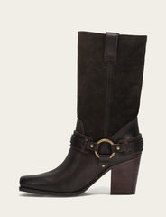 Women's Dark Brown Shiloh Harness Belted Boot Dark Brown