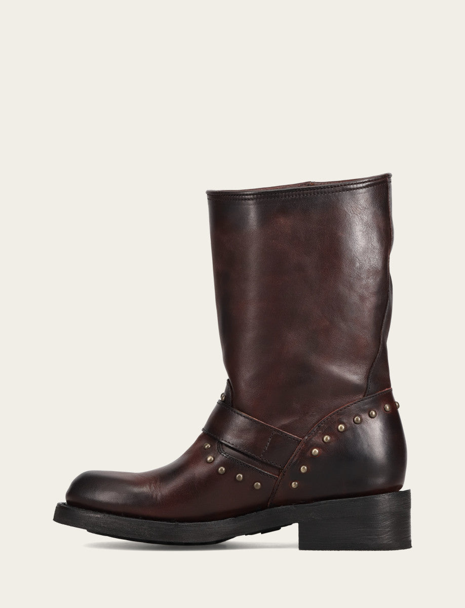 Women's Cherry Lacquer Viv Fringe Engineer Boot Cherry Lacquer