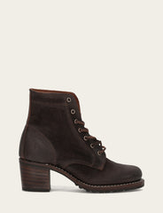 Women's Dark Brown Sabrina 6G Lace Up Boots Dark Brown