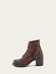 Women's Dark Brown Sabrina 6G Lace Up Boots Dark Brown
