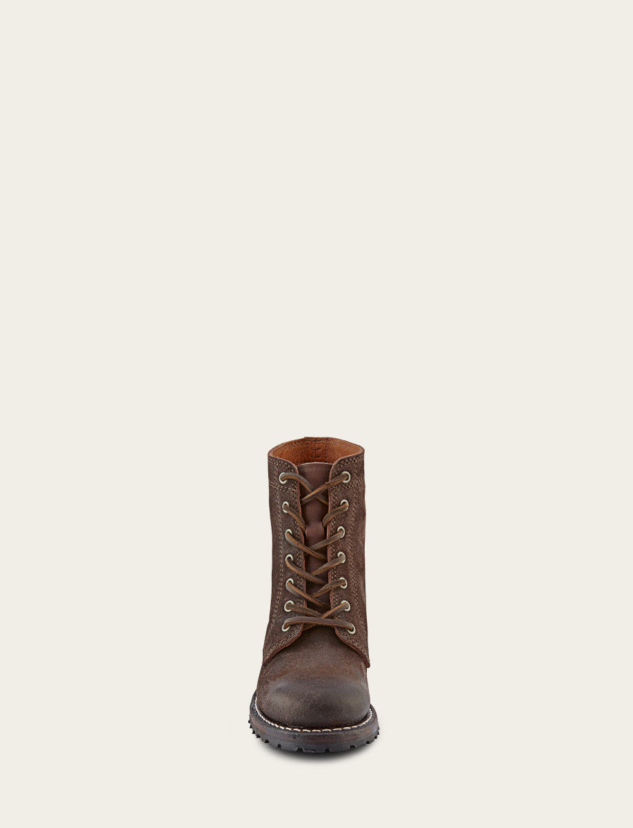 Women's Dark Brown Sabrina 6G Lace Up Boots Dark Brown