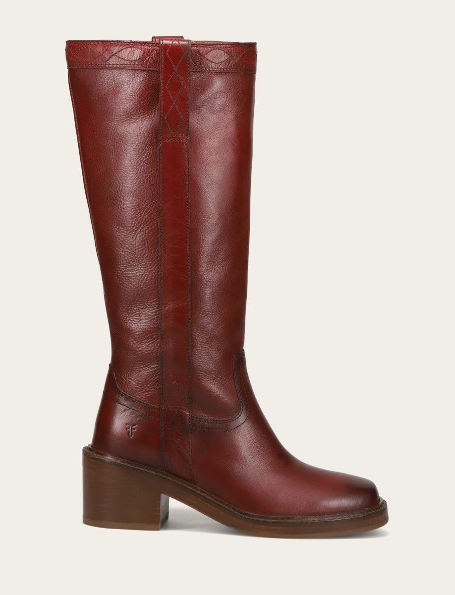 Women's Merlot Kate Pull On Wide Calf Boot Merlot