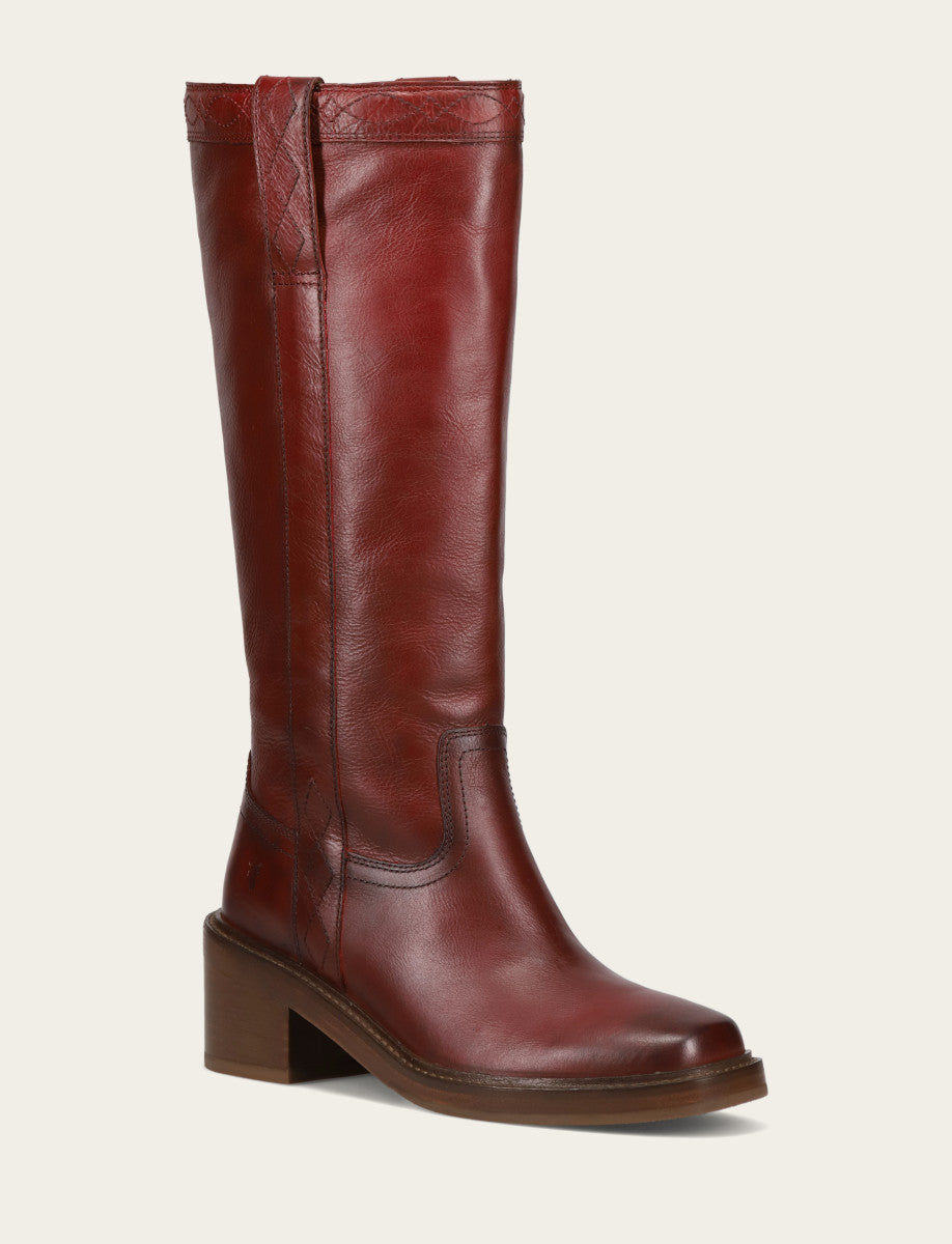 Women's Merlot Kate Pull On Wide Calf Boot Merlot