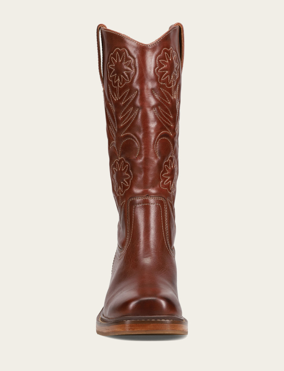 Auburn Kate Deco Stitch Boot Auburn