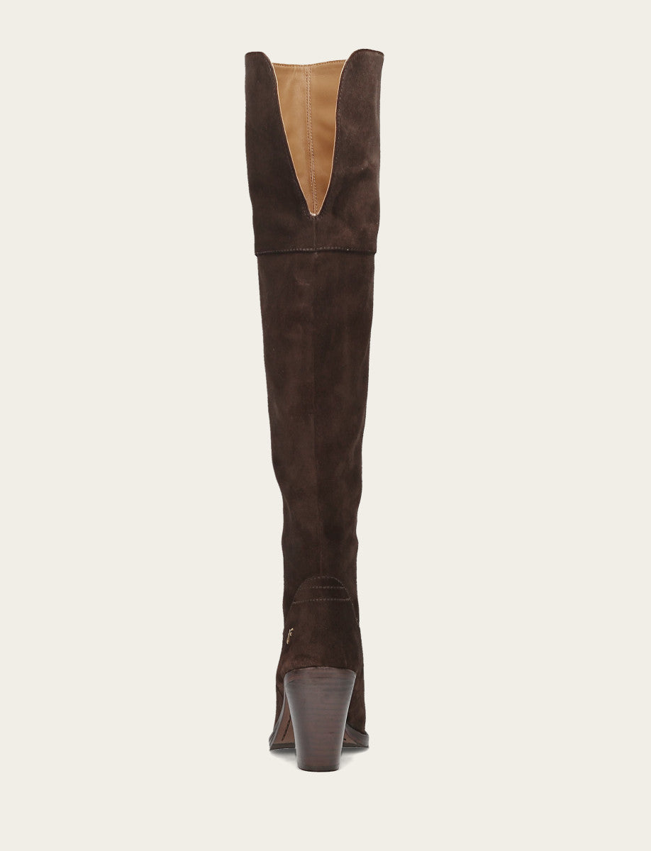 Women's Dark Brown Corinne Over The Knee Boot Dark Brown