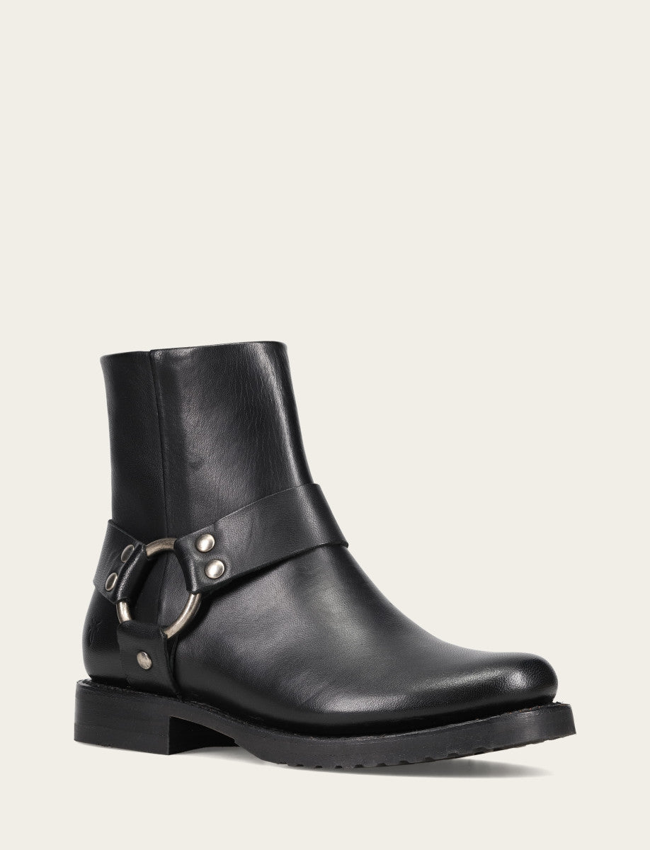 Women's Black Veronica Flex Harness Booties Black