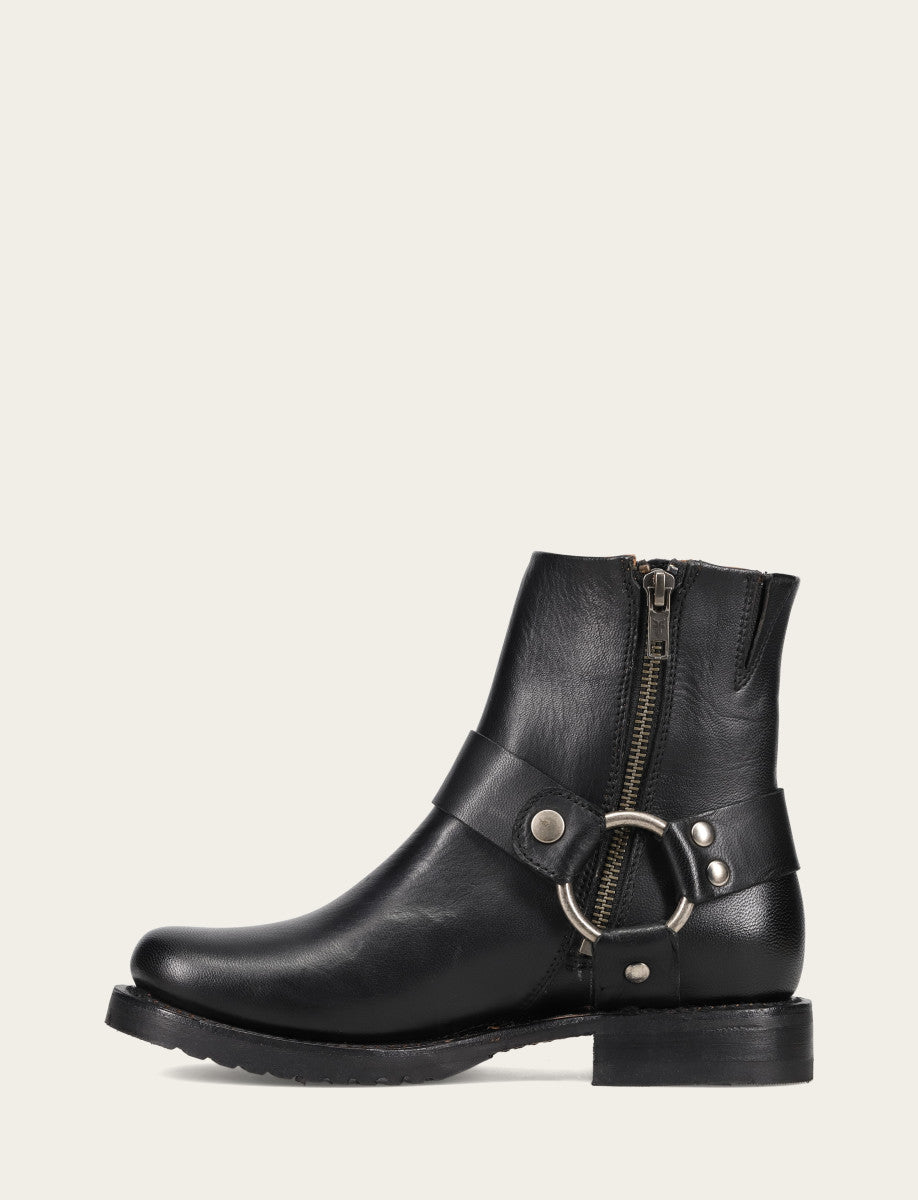 Women's Black Veronica Flex Harness Booties Black