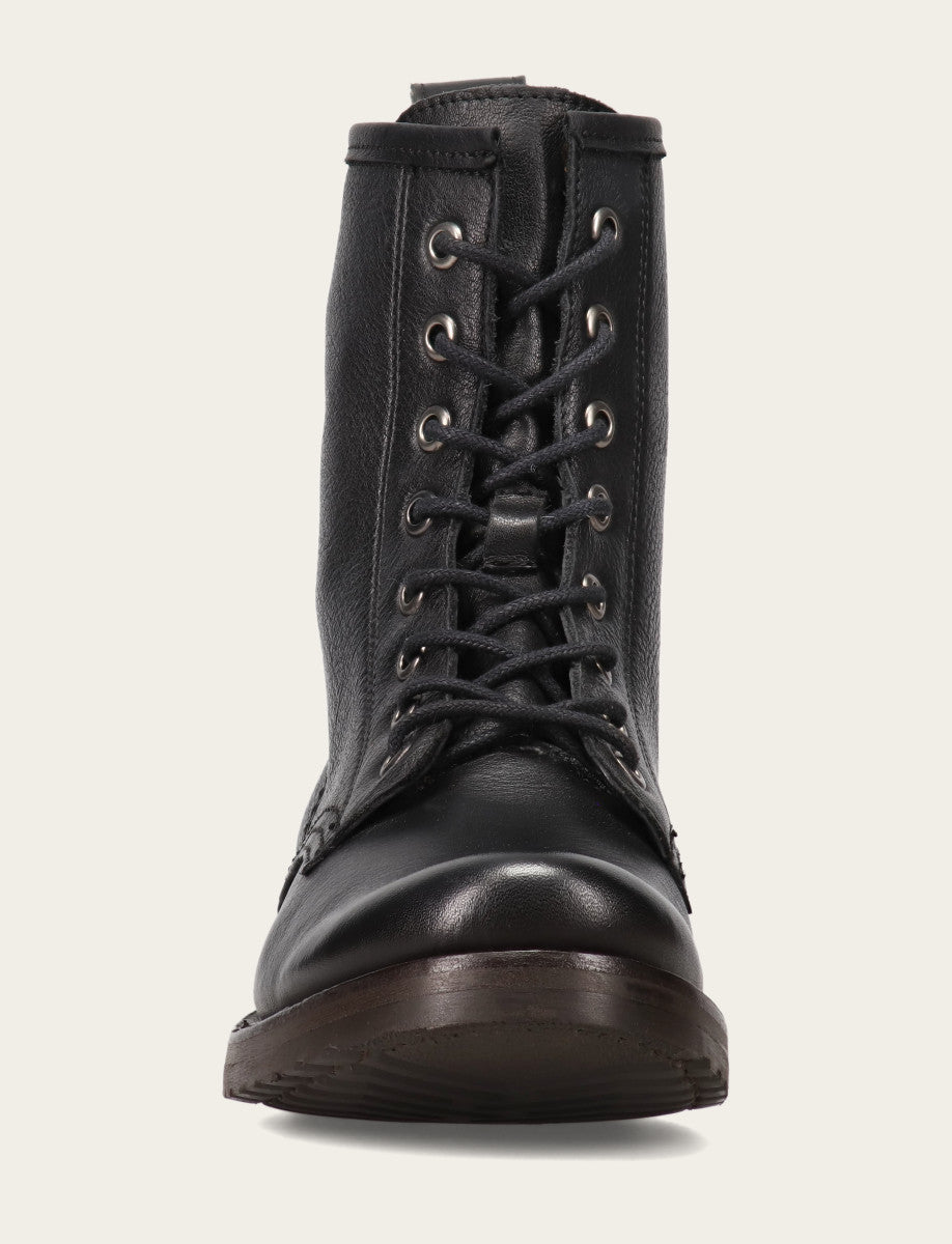 Women's Black Veronica Flex Combat Booties Black