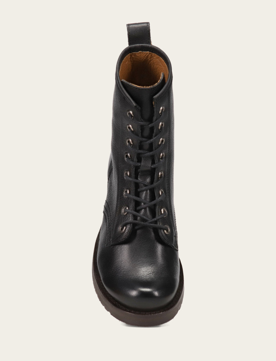Women's Black Veronica Flex Combat Booties Black