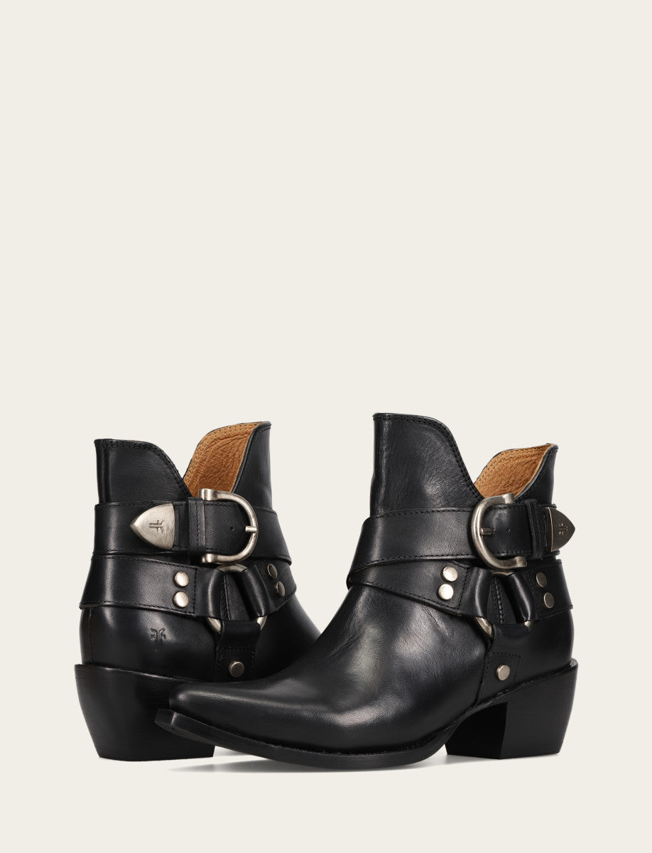 Women’s Black Sacha Multi-Strap Ankle Booties Black