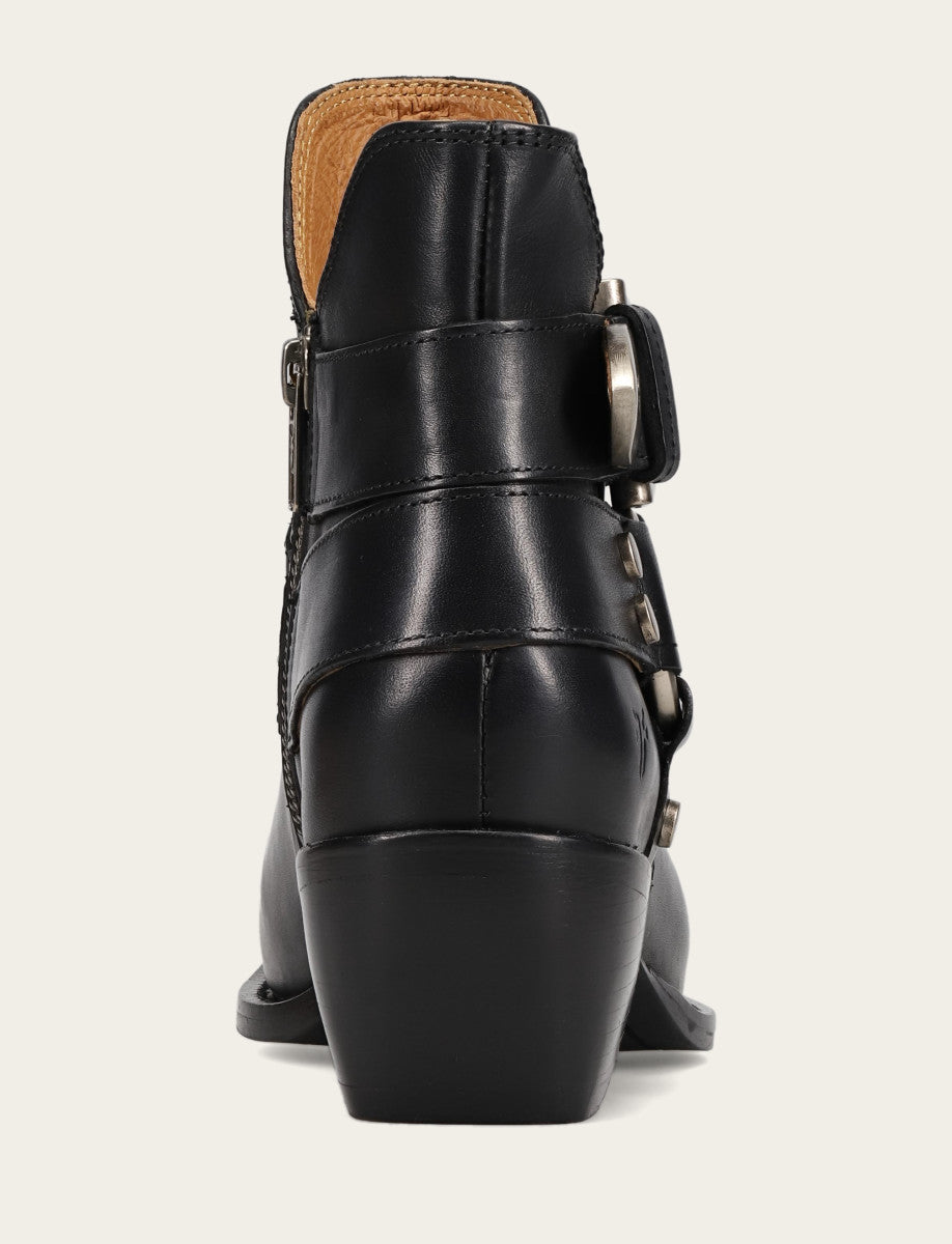 Women’s Black Sacha Multi-Strap Ankle Booties Black