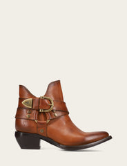 Women's Caramel Sacha Multi Strap Booties Caramel