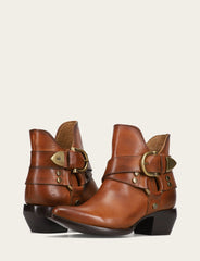Women's Caramel Sacha Multi Strap Booties Caramel